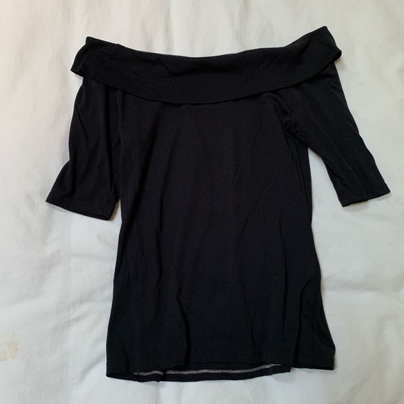 Anthropologie black off the shoulder top - Picture 6 of 6
